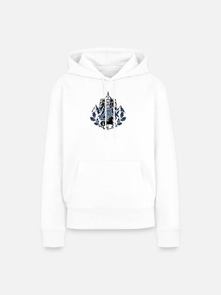 Triglav slawisches Wappen - Frauen Premium Bio Hoodie - Weiß