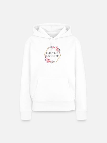 Best Dispatcher – Disponentin Geschenk - Frauen Premium Bio Hoodie - Weiß