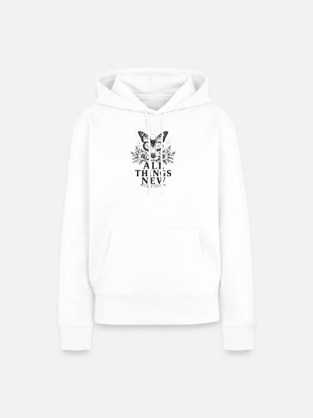 Alles Neue - Frauen Premium Bio Hoodie - Weiß