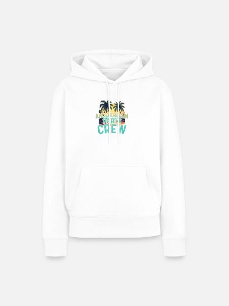 Amsterdam Party Crew - Frauen Premium Bio Hoodie - Weiß