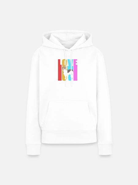 Rat Terrier - Frauen Premium Bio Hoodie - Weiß