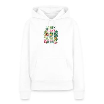 Désolé, je ne peux pas faire un - Sweat à capuche Premium bio Femme - blanc - Devant - Julia (174cm)