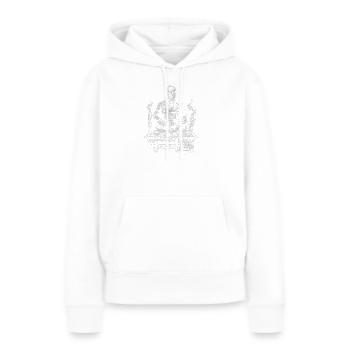 William McKinley grillant un barbecue - Sweat à capuche Premium bio Femme - blanc - Devant - Julia (174cm)