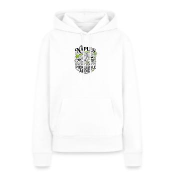 Naples Florida Certified Pickleball Addict - Frauen Premium Bio Hoodie - Weiß - Vorne - Julia (174cm)