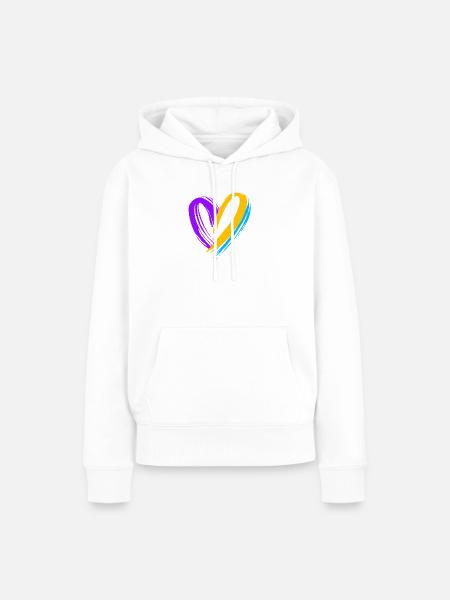 Blasenkrebs Krebs Blase - Frauen Premium Bio Hoodie - Weiß