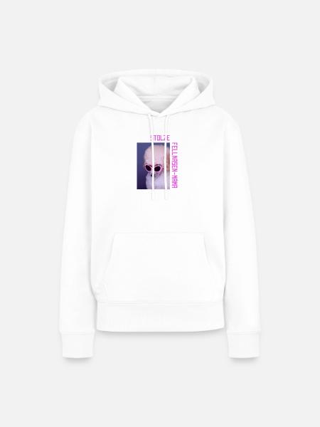 Stolze Fellnasen-Mama - Frauen Premium Bio Hoodie - Weiß