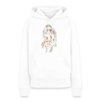 Falknerei Falkner - Frauen Premium Bio Hoodie - Weiß - Vorne - Julia (174cm)