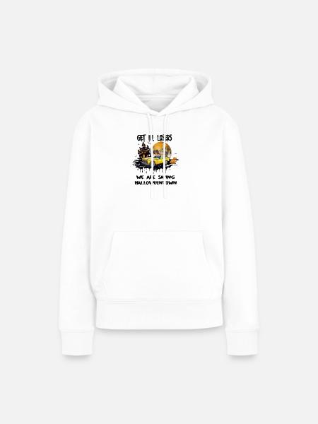 Halloweentown wird gerettet, bereit zur Sublimation - Frauen Premium Bio Hoodie - Weiß