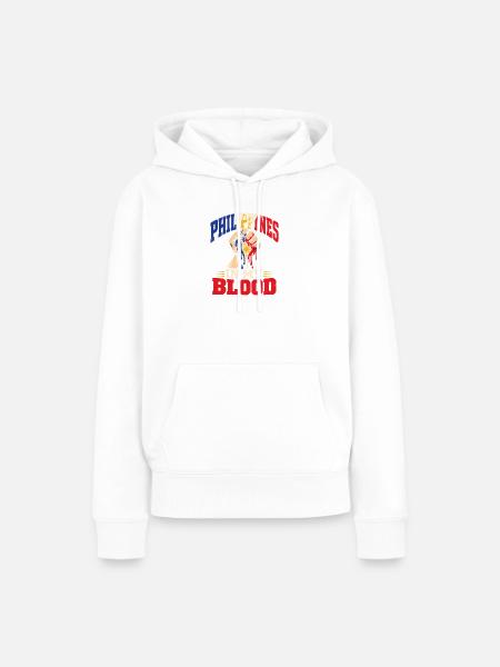 Philippinische Wurzeln Amerikanische Heimat - Frauen Premium Bio Hoodie - Weiß