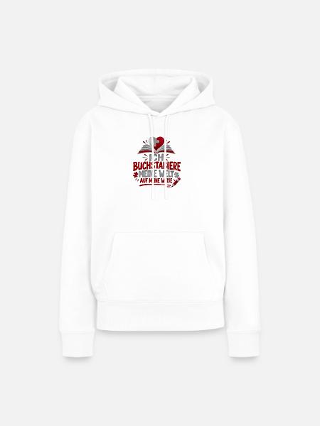Legasthenie Legastheniker LRS Bewusstsein - Frauen Premium Bio Hoodie - Weiß