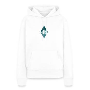 Skiing Ski Skiing - Women’s Premium Organic Hoodie - white - Front - Julia (174cm)