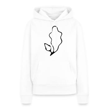Marque Pony Small Horses - Sweat à capuche Premium bio Femme - blanc - Devant - Julia (174cm)