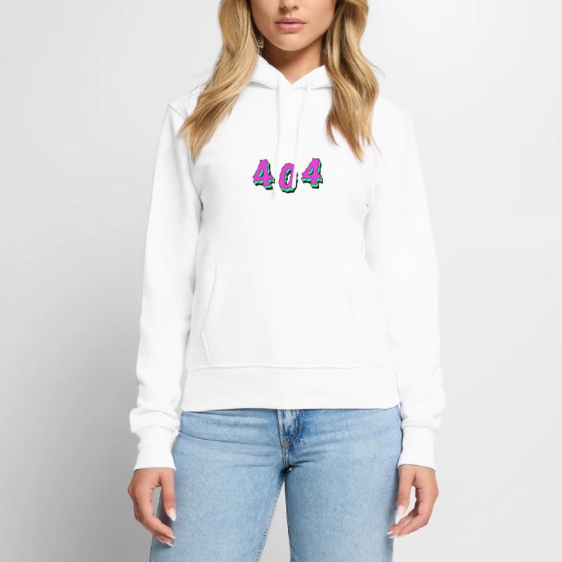 404 Error Code Minimalistic Design for Programmer Women’s Premium Organic Hoodie