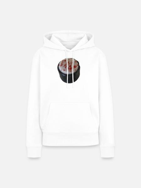 SUSHI Rolle - Frauen Premium Bio Hoodie - Weiß