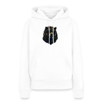 Grizzly - Sweat à capuche Premium bio Femme - blanc - Devant - Julia (174cm)