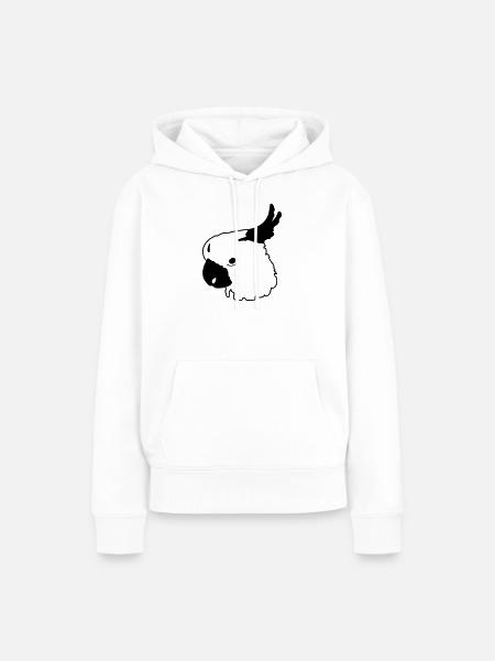 Papagei - Frauen Premium Bio Hoodie - Weiß