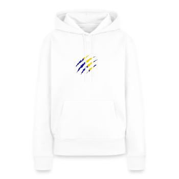 Claw Klaue Laender Bosnien Herzegowina png - Frauen Premium Bio Hoodie - Weiß - Vorne - Julia (174cm)