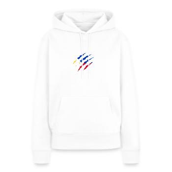 Claw Klaue Laender Philippinen png - Frauen Premium Bio Hoodie - Weiß - Vorne - Julia (174cm)