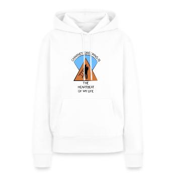 Ramoneur Ramoneur Ramoneur - Sweat à capuche Premium bio Femme - blanc - Devant - Julia (174cm)