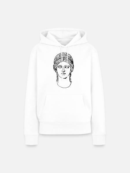 Antique Greek Godess - Frauen Premium Bio Hoodie - Weiß