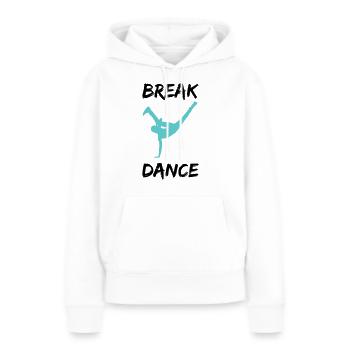 breakdancer bboy - Frauen Premium Bio Hoodie - Weiß - Vorne - Julia (174cm)