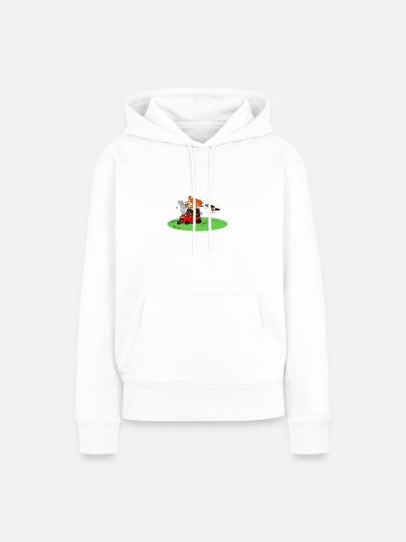 Cheffe on Tour - Frauen Premium Bio Hoodie - Weiß