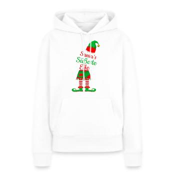 süßeste Elfe - Frauen Premium Bio Hoodie - Weiß - Vorne - Julia (174cm)
