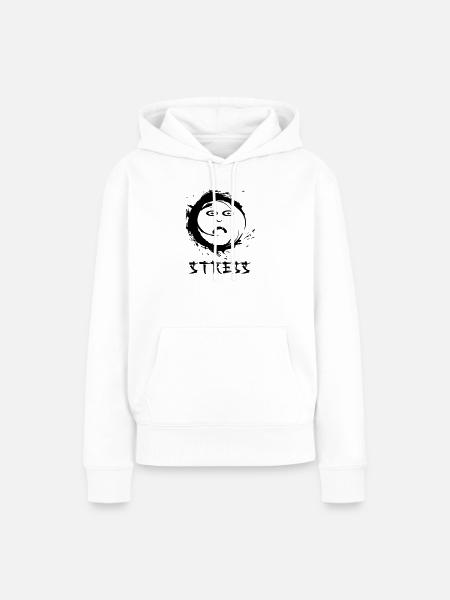 Enzo zen smiley Ensie Stress - Women’s Premium Organic Hoodie - white
