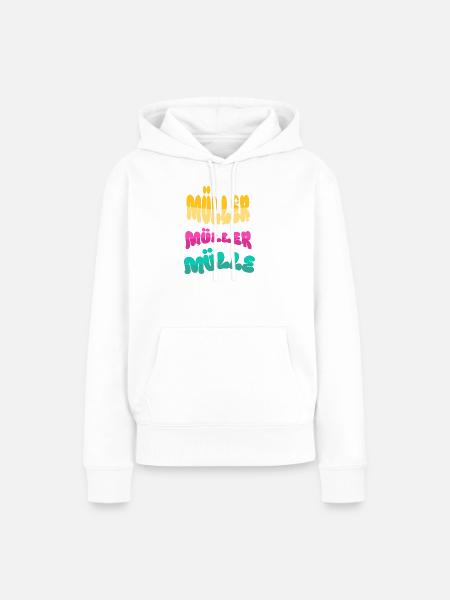 Müller - Frauen Premium Bio Hoodie - Weiß