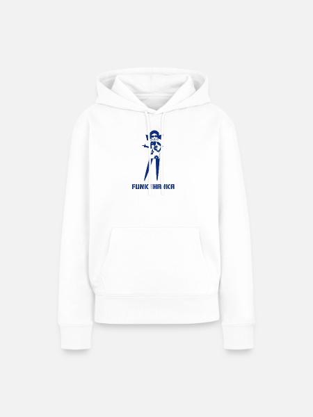 FUNK A HANKA - Frauen Premium Bio Hoodie - Weiß