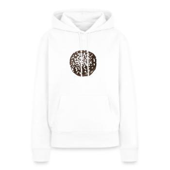 Schokoladenkugel Süßigkeiten - Frauen Premium Bio Hoodie - Weiß - Vorne - Julia (174cm)