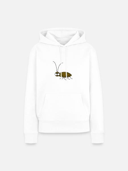 Schabe - Frauen Premium Bio Hoodie - Weiß