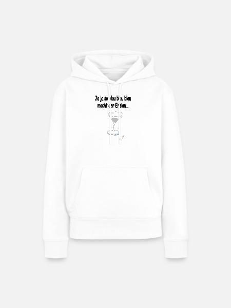 Enzian - Frauen Premium Bio Hoodie - Weiß
