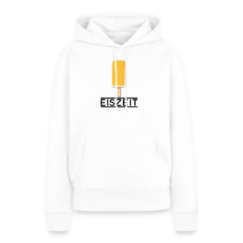 Eiszeit - 2 - Frauen Premium Bio Hoodie - Weiß - Vorne - Julia (174cm)
