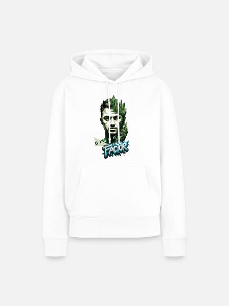 urban factor - Frauen Premium Bio Hoodie - Weiß