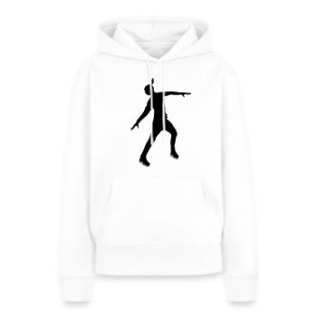 Eiskunstläuferin in stabiler Pose - Frauen Premium Bio Hoodie - Weiß - Vorne - Julia (174cm)