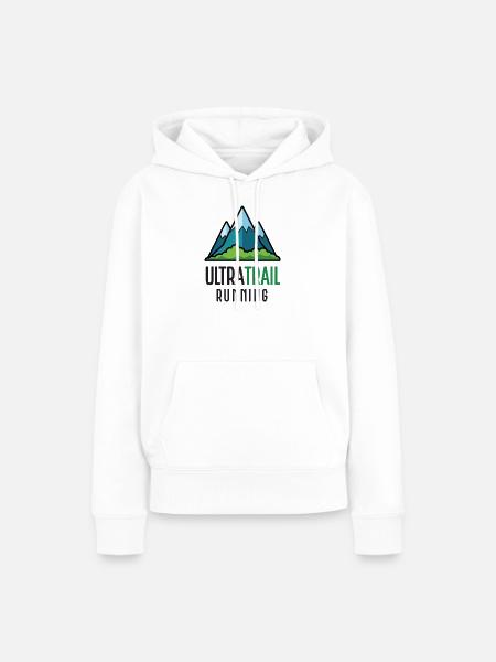 Ultra-Trailrunning - Frauen Premium Bio Hoodie - Weiß