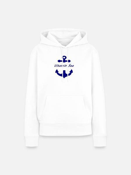 Vitamin-Sea - Frauen Premium Bio Hoodie - Weiß