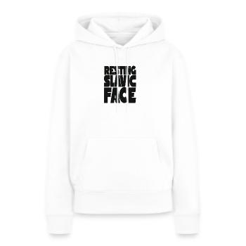 Resting Slavic Face Osteuropa Spruch - Frauen Premium Bio Hoodie - Weiß - Vorne - Julia (174cm)
