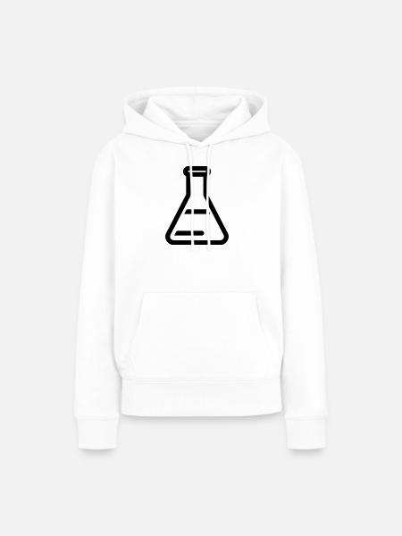 Fläschchen - Frauen Premium Bio Hoodie - Weiß