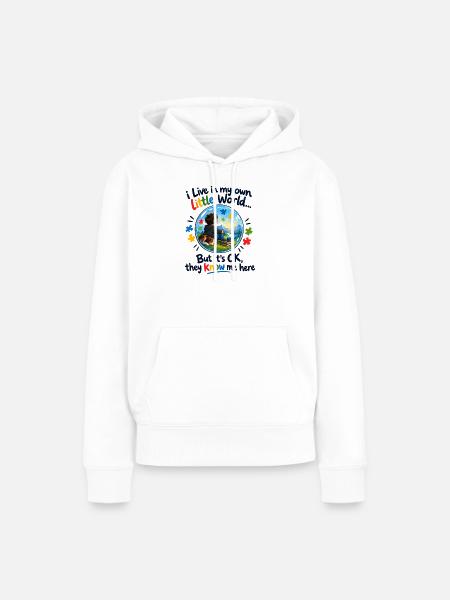 Eigene Kleine Welt - Frauen Premium Bio Hoodie - Weiß