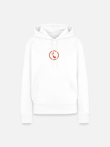 telefonhöhrer - Frauen Premium Bio Hoodie - Weiß