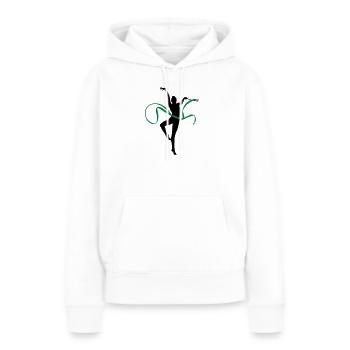 Gymnastik - Frauen Premium Bio Hoodie - Weiß - Vorne - Julia (174cm)
