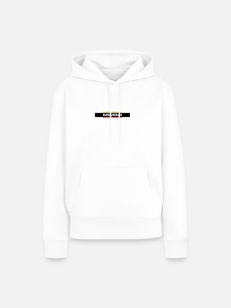MIMIMI Dreifarbig Logo - Frauen Premium Bio Hoodie - Weiß