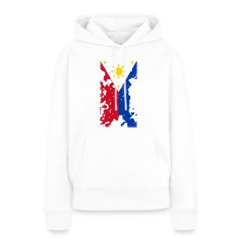 Philippinen - Frauen Premium Bio Hoodie - Weiß - Vorne - Julia (174cm)