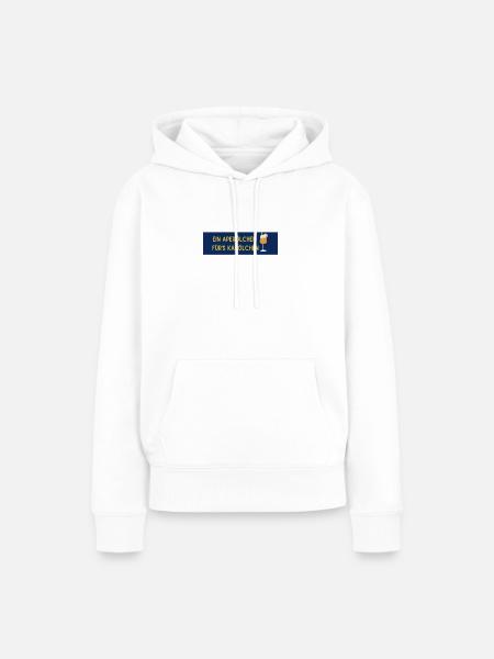 Aperölchen für's Karölchen - Frauen Premium Bio Hoodie - Weiß