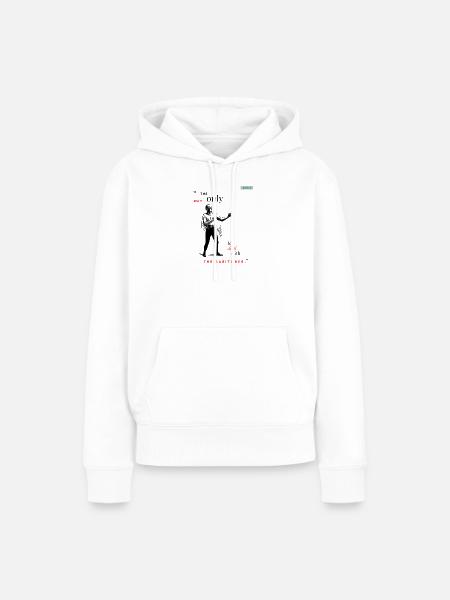 BARITONE PARODY Design 001 - Frauen Premium Bio Hoodie - Weiß