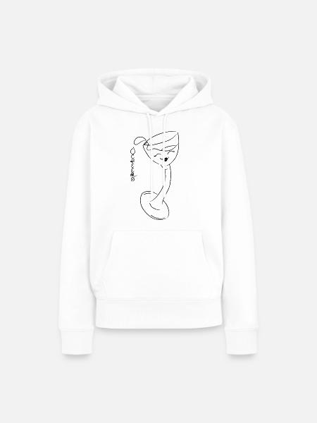 Cheers! - Frauen Premium Bio Hoodie - Weiß
