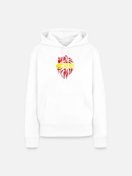 Espana - Spanien - Tiger-Flaggen - Frauen Premium Bio Hoodie - Weiß