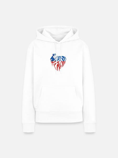 Slowenien – Slowenien – Tiger-Flaggen - Frauen Premium Bio Hoodie - Weiß